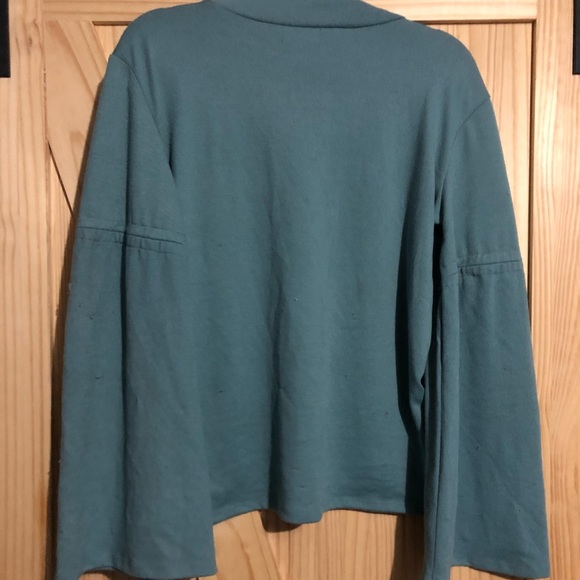 Blue Long Bell Sleeves